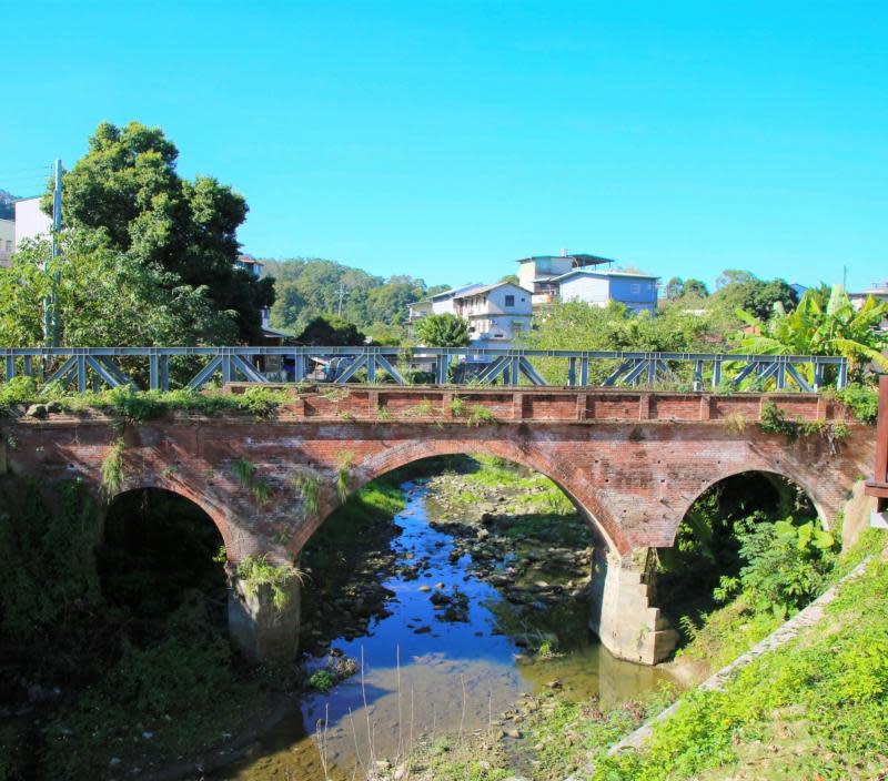 北埔百年雙安橋緊急加固　保護古橋風華通行安全