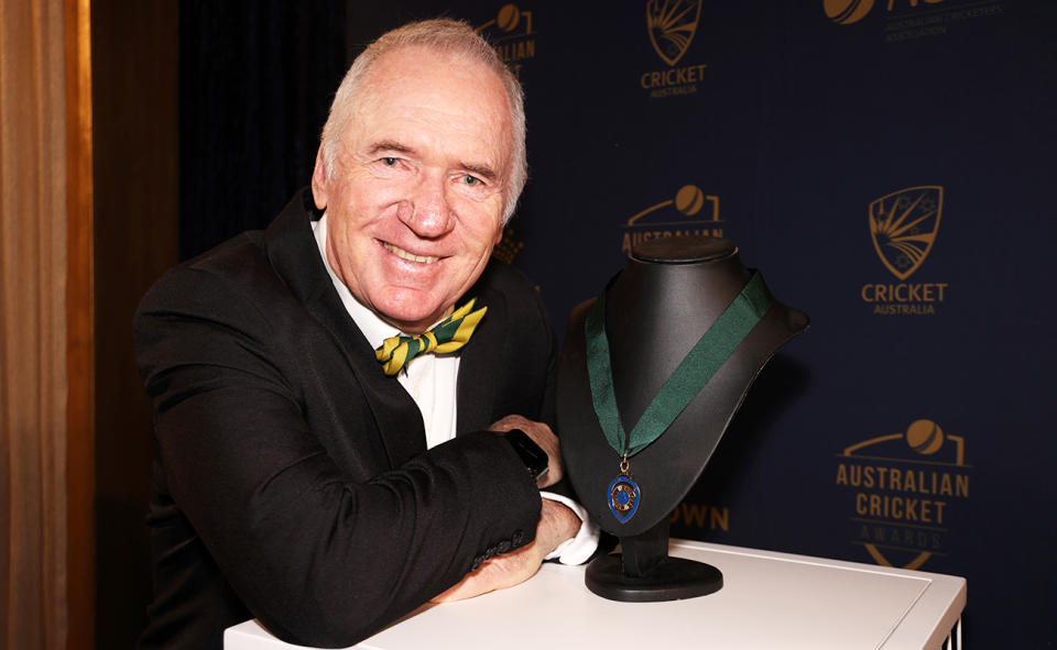 Allan Border, pictured here at the 2024 Cricket Australia Awards.