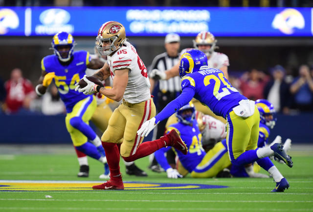 WATCH: Jimmy Garoppolo hits George Kittle for TD vs. Rams