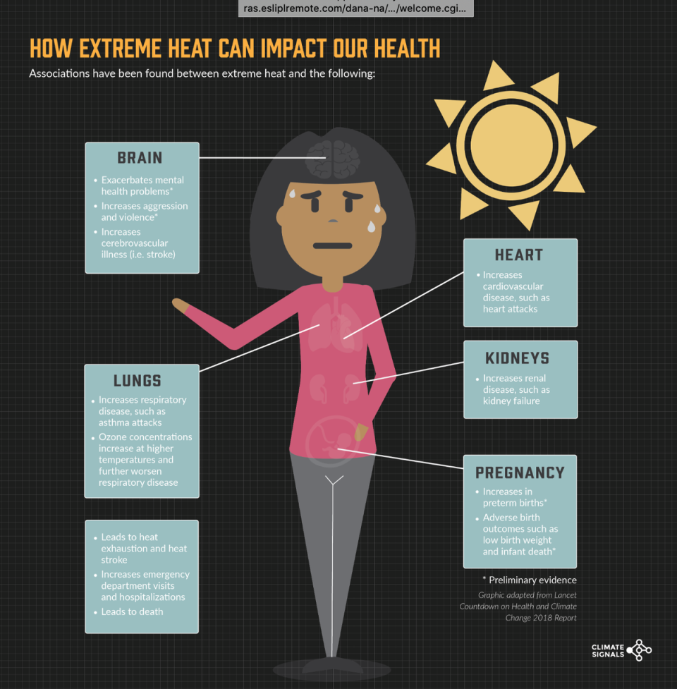 How extreme heat can impact our health (Climate Signals)