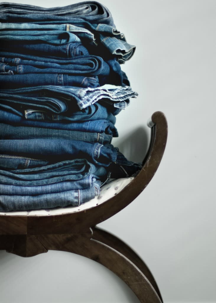 A new survey says there's an age at which you should ditch your jeans forever. (Photo: Getty)