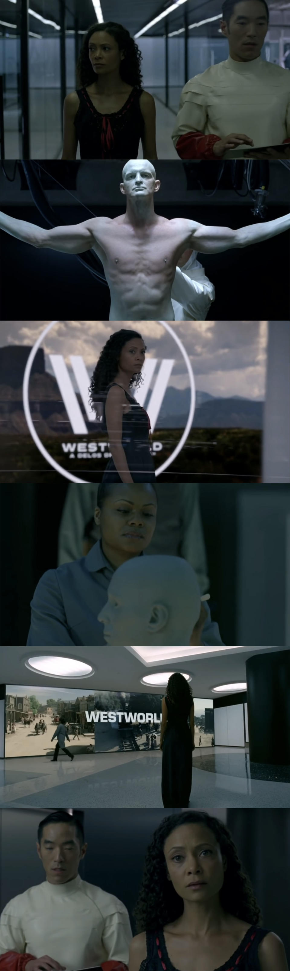 Screenshots from "Westworld"