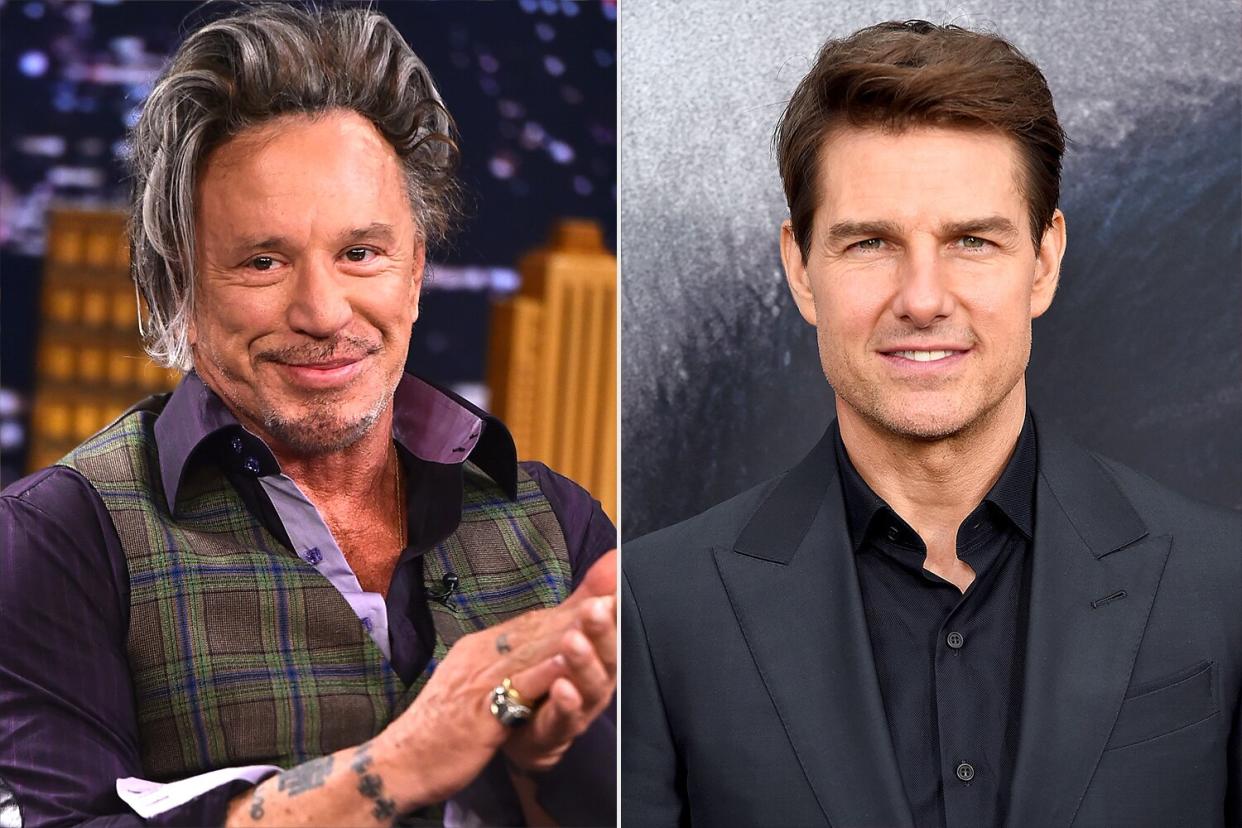 Mickey Rourke, Tom Cruise