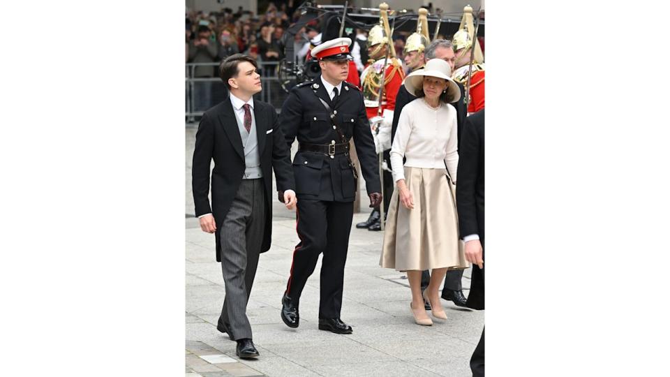  Samuel Chatto, Arthur Chatto and Lady Sarah Chatto attend the National Service of Thanksgiving at St Paul's Cathedral 