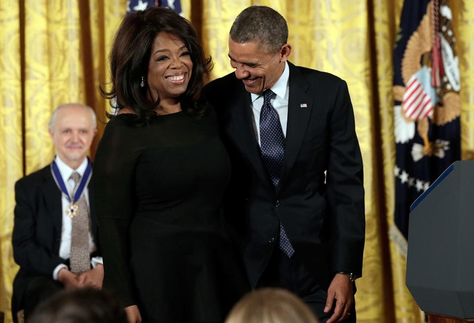 <p>This photo of Obama and Oprah? Priceless.</p>