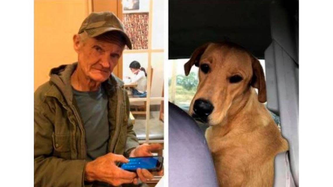 Charlie the dog probably has no idea how close he came to losing his beloved owner, Sonny Gilligan, when he accidentally shot him. (Photo: Courtesy of Mark Gilligan)