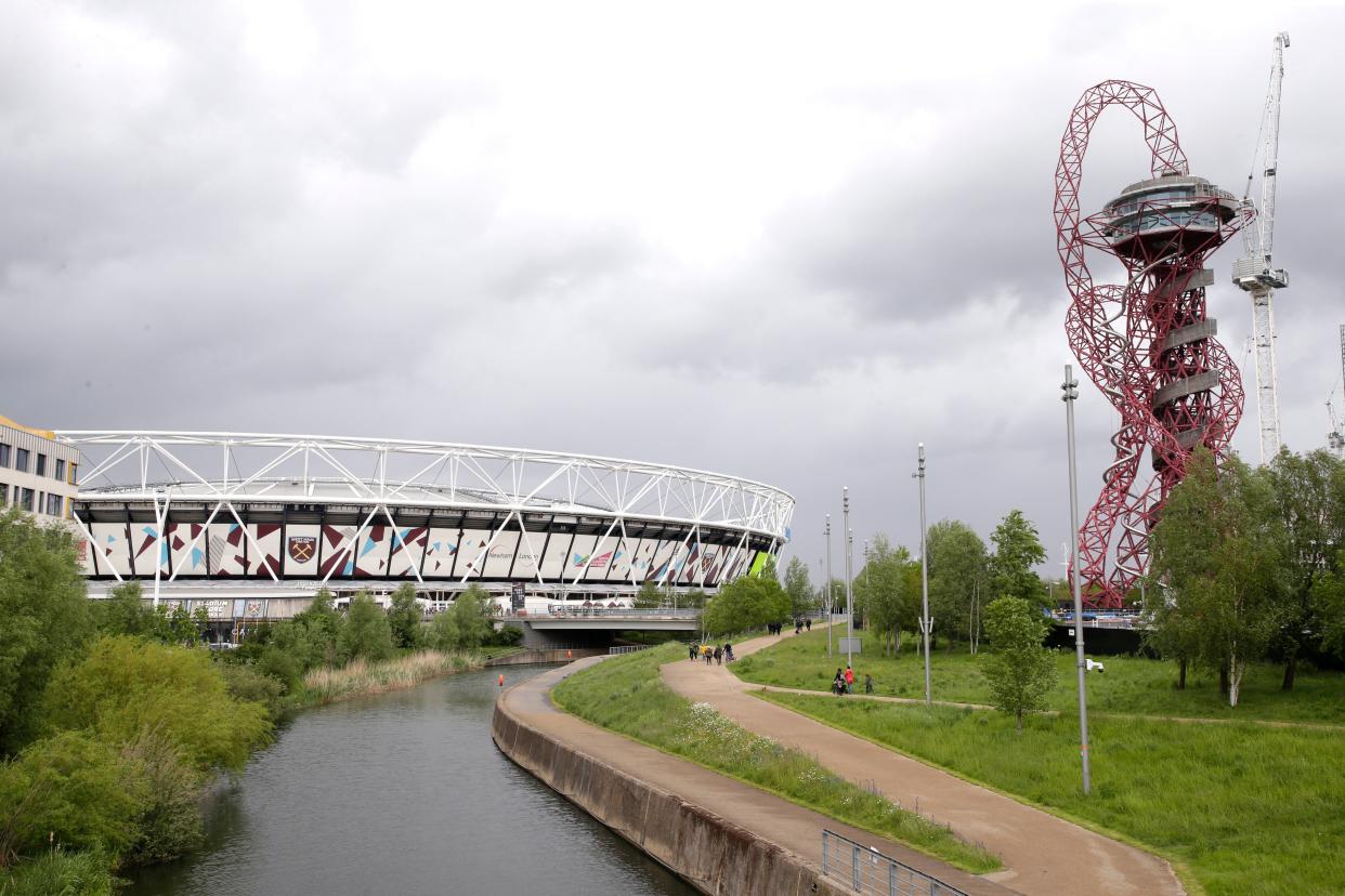 The Olympic stadium, now known as West Ham’s London stadium, is offering first Pfizer covid jabs to 10,000 people aged 18 or older living in seven east London boroughs (Getty Images)