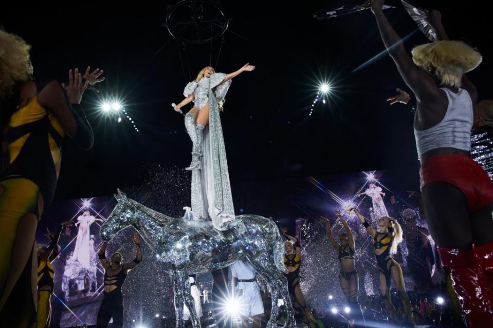 July 12, 2023 - Philadelphia, PA. - Lincoln Financial Field

Beyoncé rocked Lincoln Financial Field in the US opener of her RENAISSANCE WORLD TOUR, before a lively capacity crowd. The tour continues in Nashville on Saturday, July 15.


Photographer: Mason Poole

---
RIGHTS GRANTED FOR USE OF THIS PHOTO IN CONJUNCTION WITH COVERAGE OF THE RENAISSANCE WORLD TOUR. NO OTHER USE OF THIS PHOTO IS APPROVED.