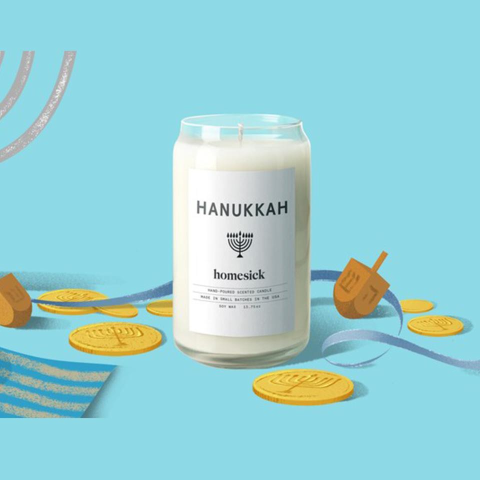 Homesick Jewish Christmas Candle and 
 Hanukkah Candle