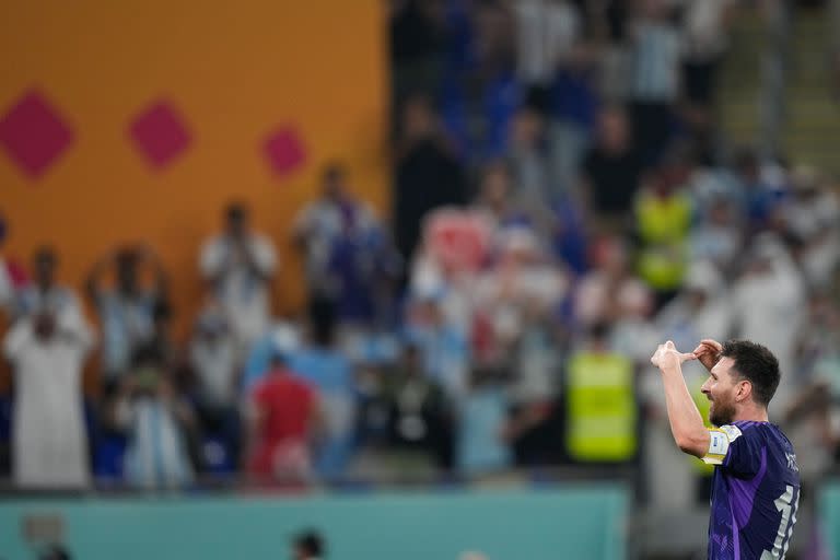 Lionel Messi festejó contra Polonia la clasificación a octavos de final de Qatar y sueña con más