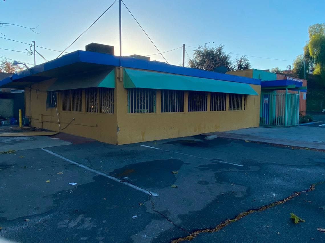 Zamora’s Carnitas Restaurant on Fresno Street near the Highway 180 overpass was damaged by a fire Tuesday, Nov. 29, 2022, according to Fresno Fire Department.