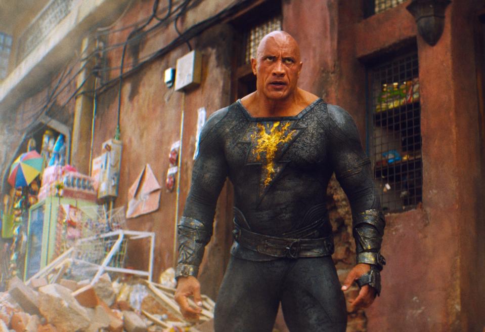 The Rock in "Black Adam"