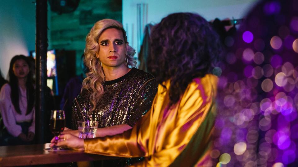 Vivek Shraya is shown playing a version of herself in an episode of the CBC Gem series How To Fail as a Pop Star.
