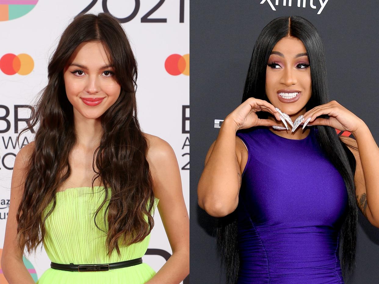 Olivia Rodrigo and Cardi B