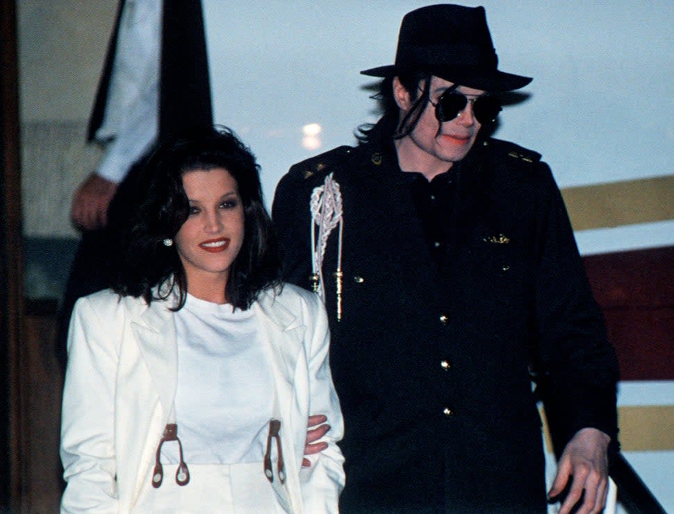 Lisa Marie and Michael Jackson