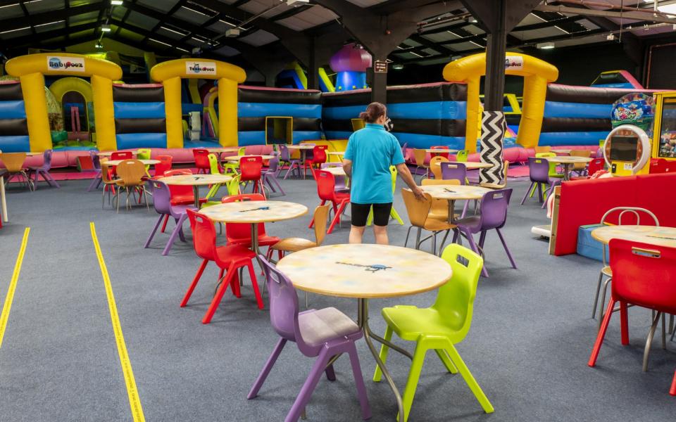 Soft play centres will reopen from tomorrow - Getty