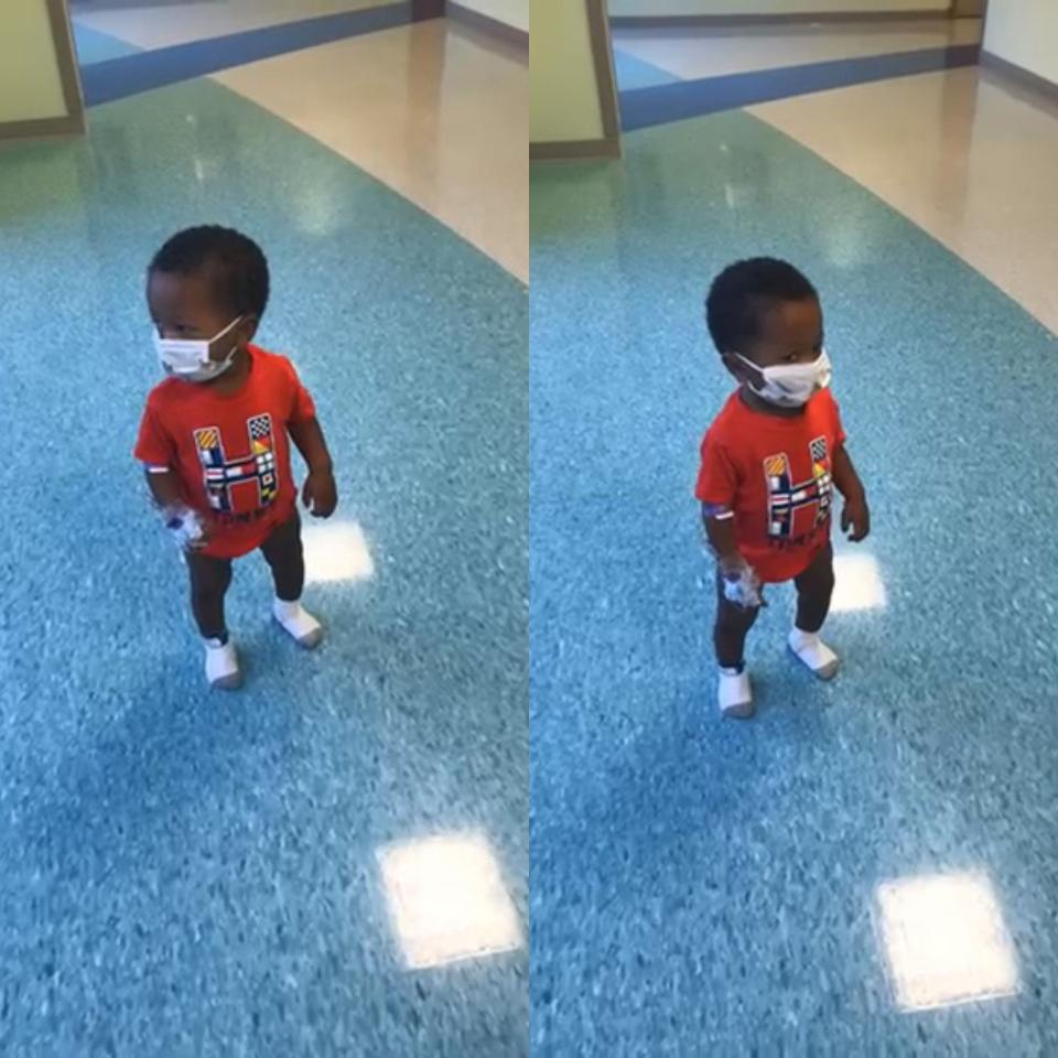 Demon Evans, a Georgia 4-year-old who was set to receive a bone marrow transplant in September 2023. His donor stopped responding the month before his procedure.