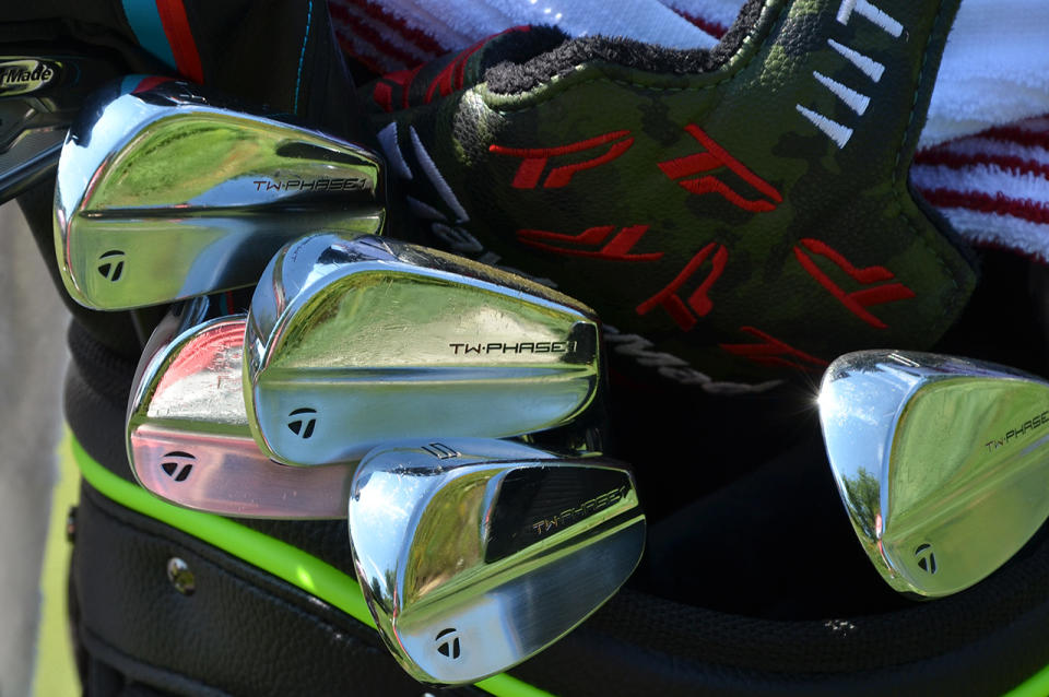 Tiger Woods's TaylorMade irons in 2018