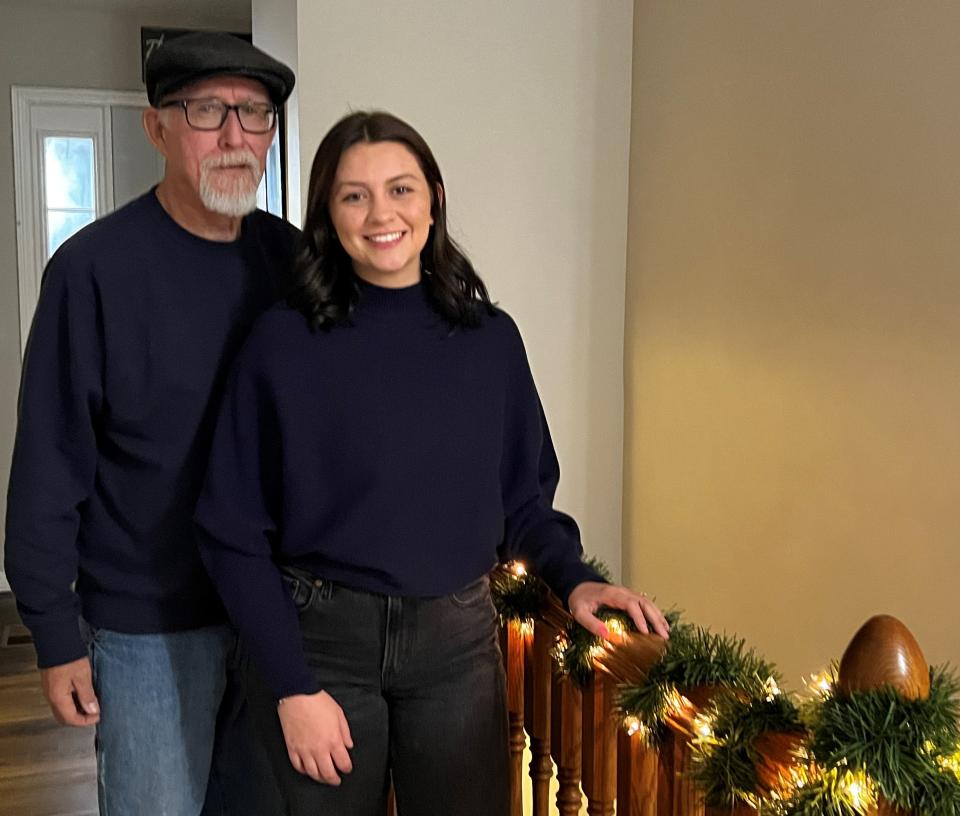 Christmas came on April 25 for 68-year-old David Smith when 21-year-old Anna Johnson donated one of her kidneys to him. Both are members of X Church in Canal Winchester.
