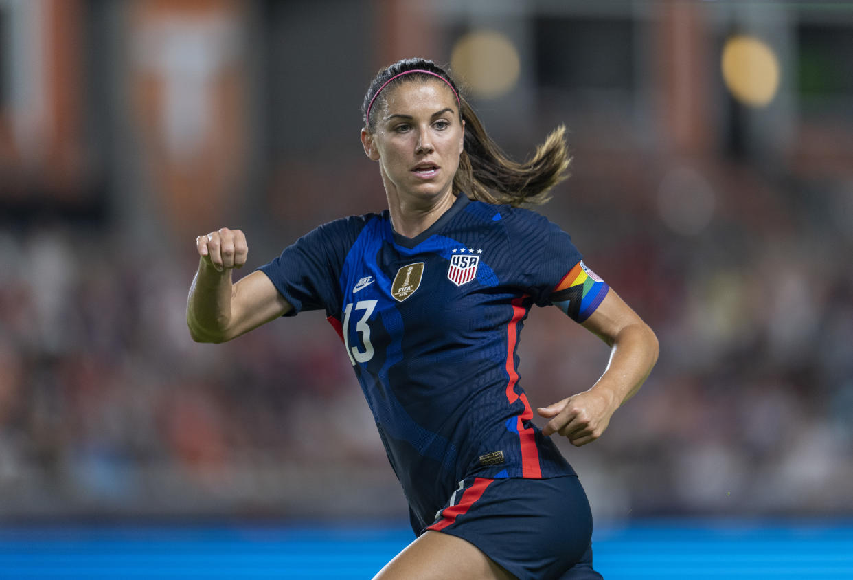 Alex Morgan is teaming up with Michelob ULTRA to help fans win a once in a lifetime experience. (Photo by Brad Smith/ISI Photos/Getty Images)