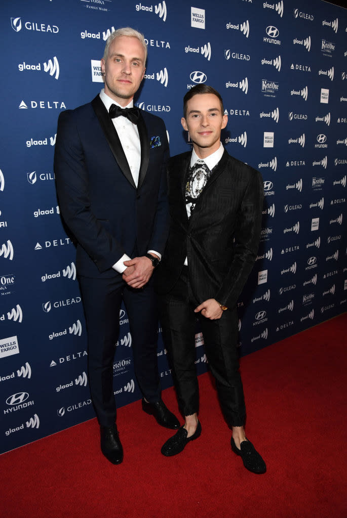 Realtor and Olympian on the red carpet