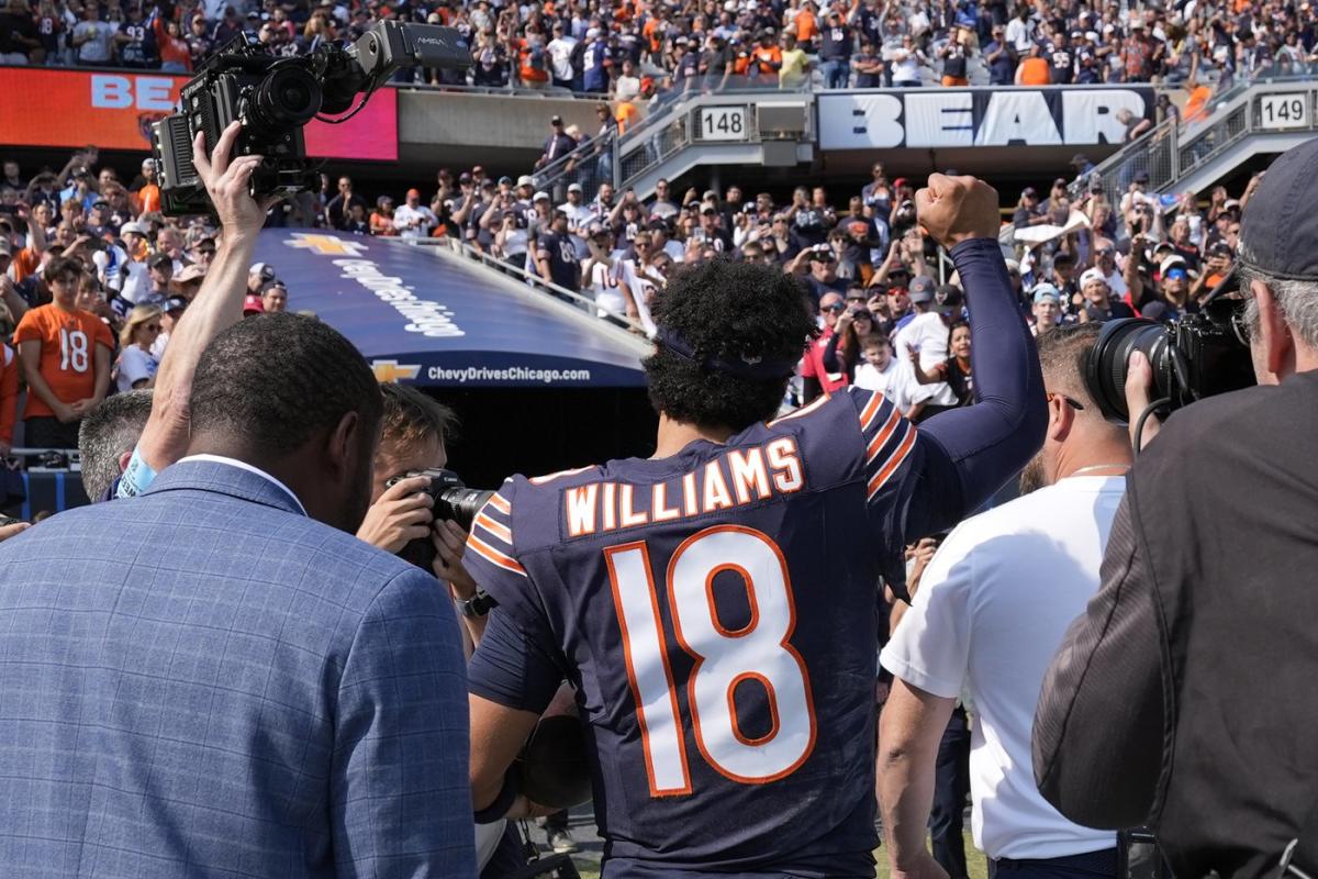 Williams could be down 2 WRs with Odunze, Allen game-time decisions for Bears against Texans