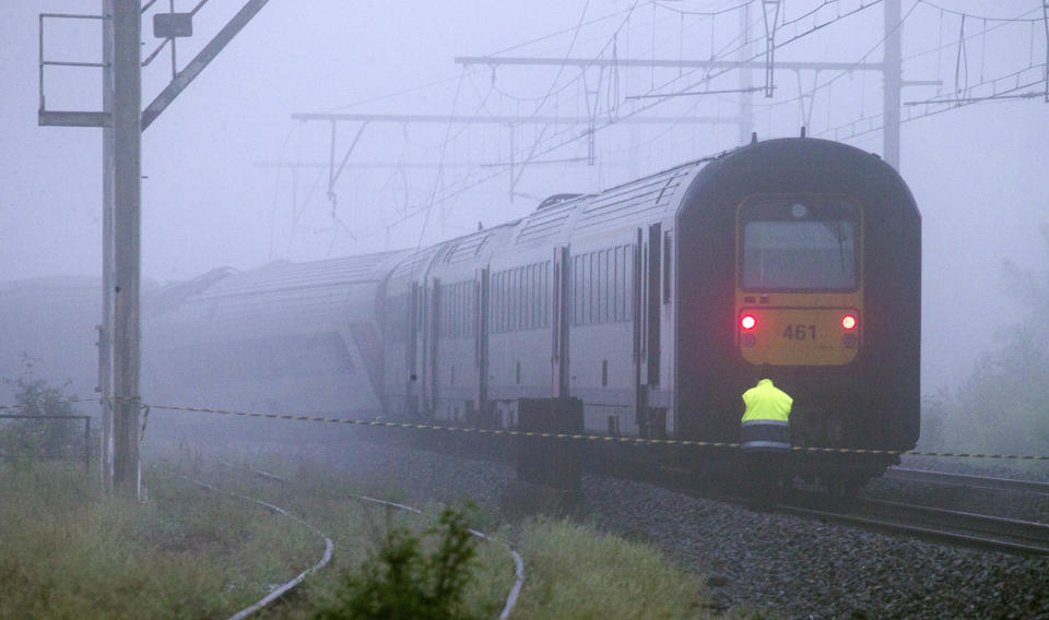 Belgium train collision