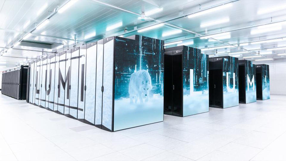 LUMI supercomputer.