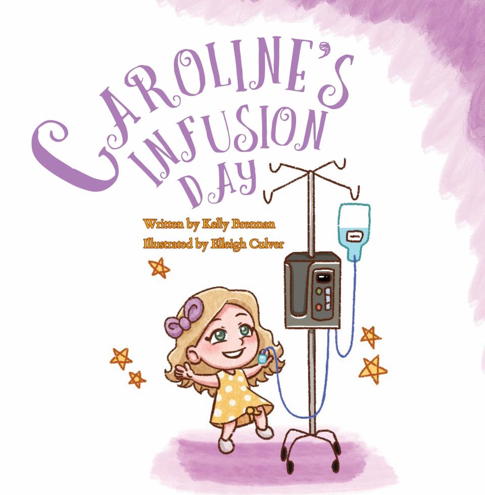 "Caroline's Infusion Day" was illustrator by Thornville 16-year-old Elleigh Culver.