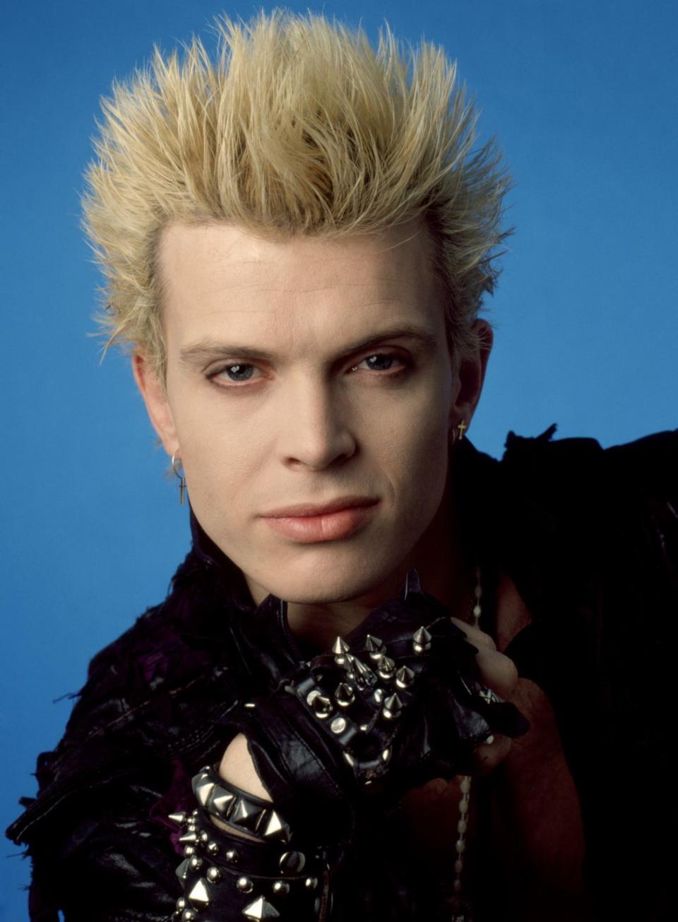 <p>Interestingly enough, punk was also popular in the late '80s. As a result, seeing dyed and spiky hair on the street (perhaps next to someone rocking a "pretty boy" cut) became common. Billy Idol was an icon amongst punk fans.</p>