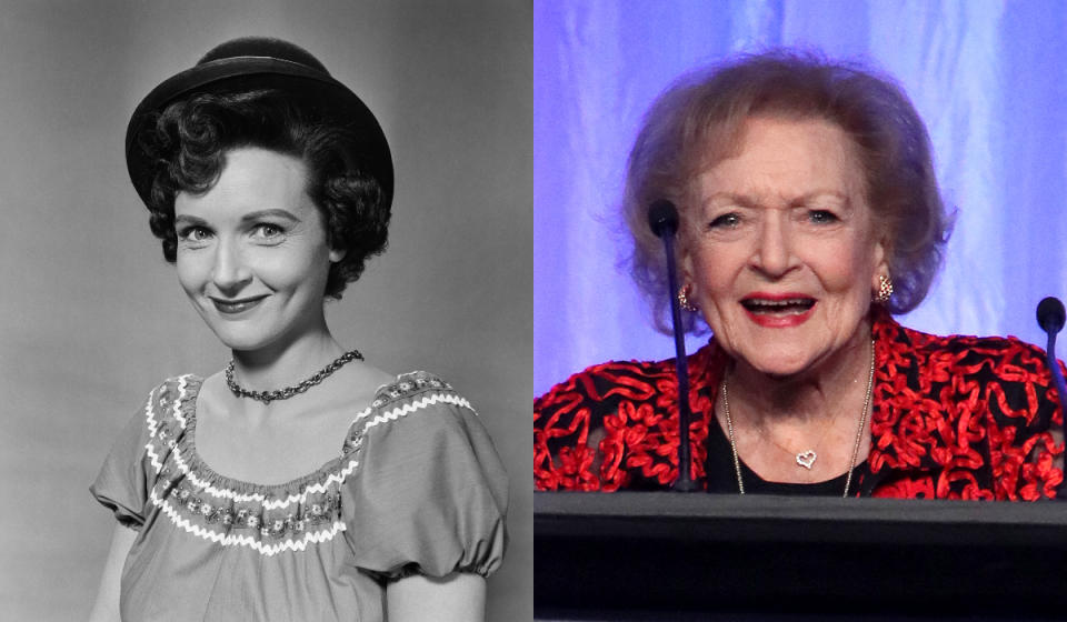 Puede que muchos nunca hayan visto a Betty White de joven, ya que la intérprete se hizo popular con 'Las chicas de oro' (1985-1992) siendo ya toda una veterana. (Foto: Elmer Holloway / David Livingston / Getty Images)