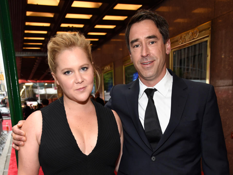 Amy Schumer and Chris Fischer will welcome their first child next year. (Photo: Getty Images)