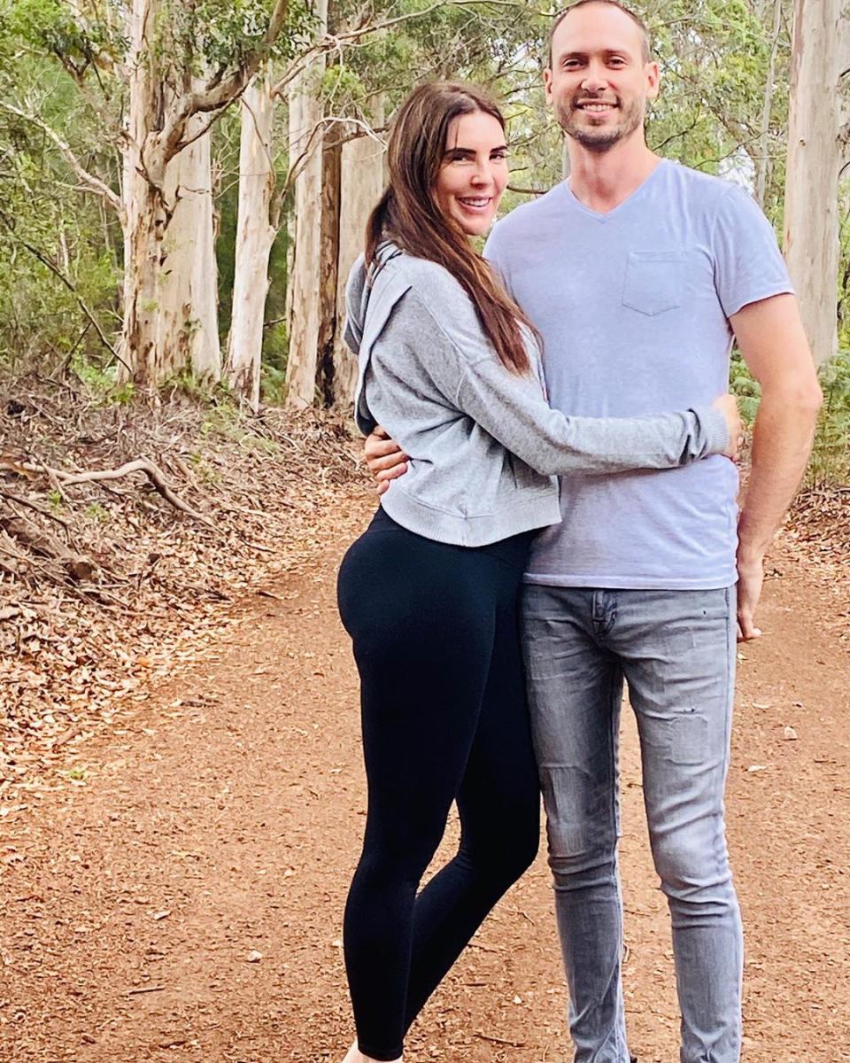 Former MAFS star Tracey Jewel with her parter Nate