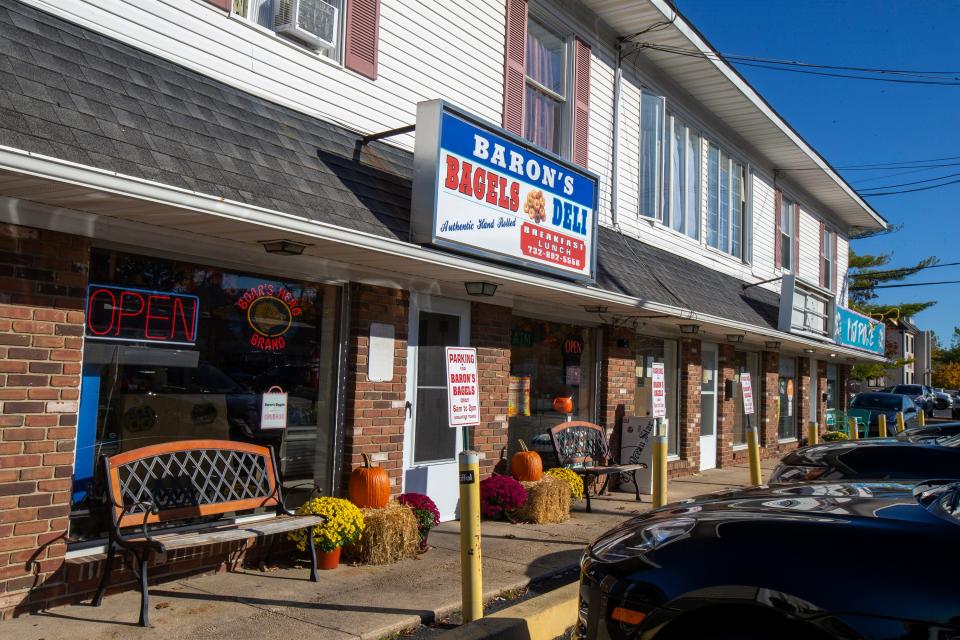 Exterior of Baron's Bagels in Point Pleasant Borough, NJ Thursday, October 27, 2022. 