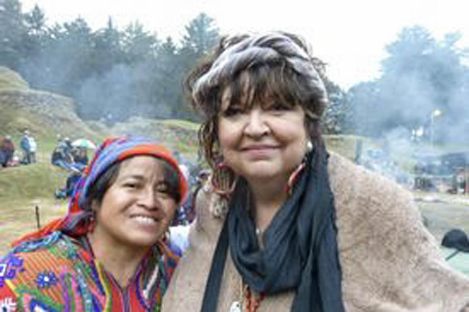 Maria Martin traveled throughout Central America for her reporting and to share her skills and help train indigenous journalists in Latin America in reporting for radio and podcasts on covering their communities. (Courtesy of Graciasvida Center for Media)