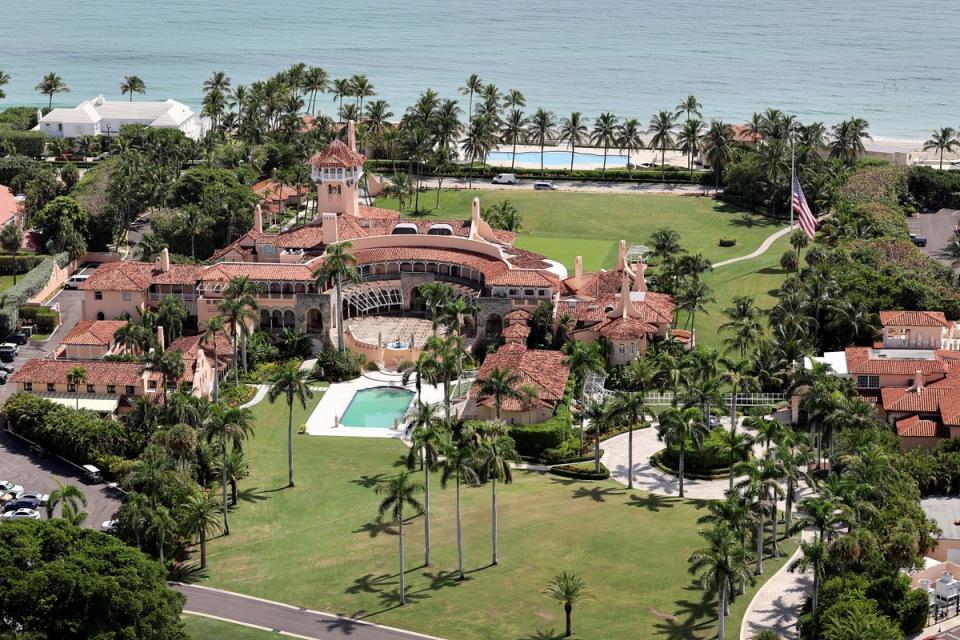 Donald Trump’s Mar-a-Lago estate, pictured in 2022 (Getty Images)