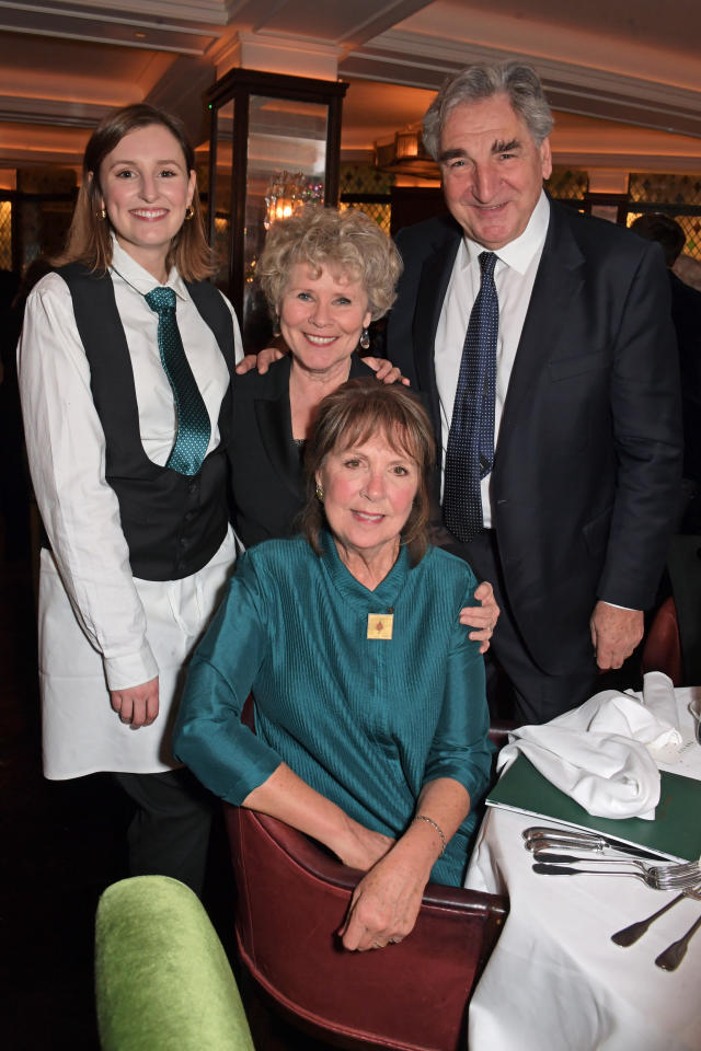 Laura Carmichael, Imelda Staunton, Dame Penelope Wilton and Jim Carter at One Night Only at The Ivy (Dave Benett)