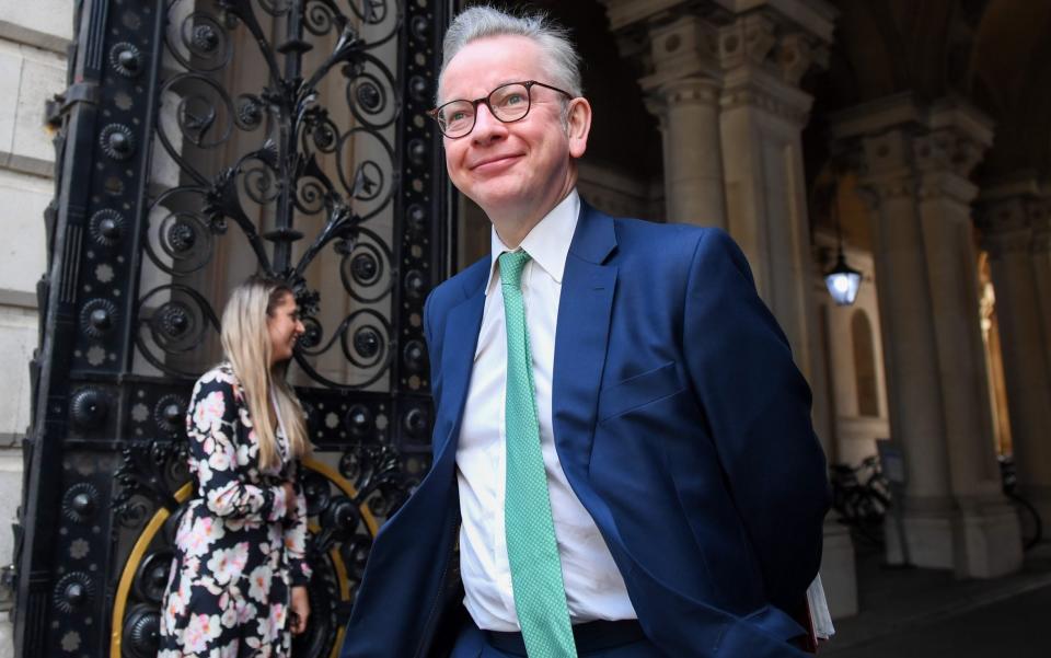 The Government's 'Covid Cabinet', chaired by Michael Gove, met to discuss a mandatory 14-day quarantine for travellers arriving in the UK from France - Chris J Ratcliffe/Bloomberg