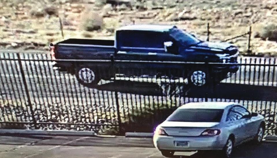 The truck thought to be driven by a man who knows where Naomi Irion is located, according to police (Lyon County Sheriff’s Office)
