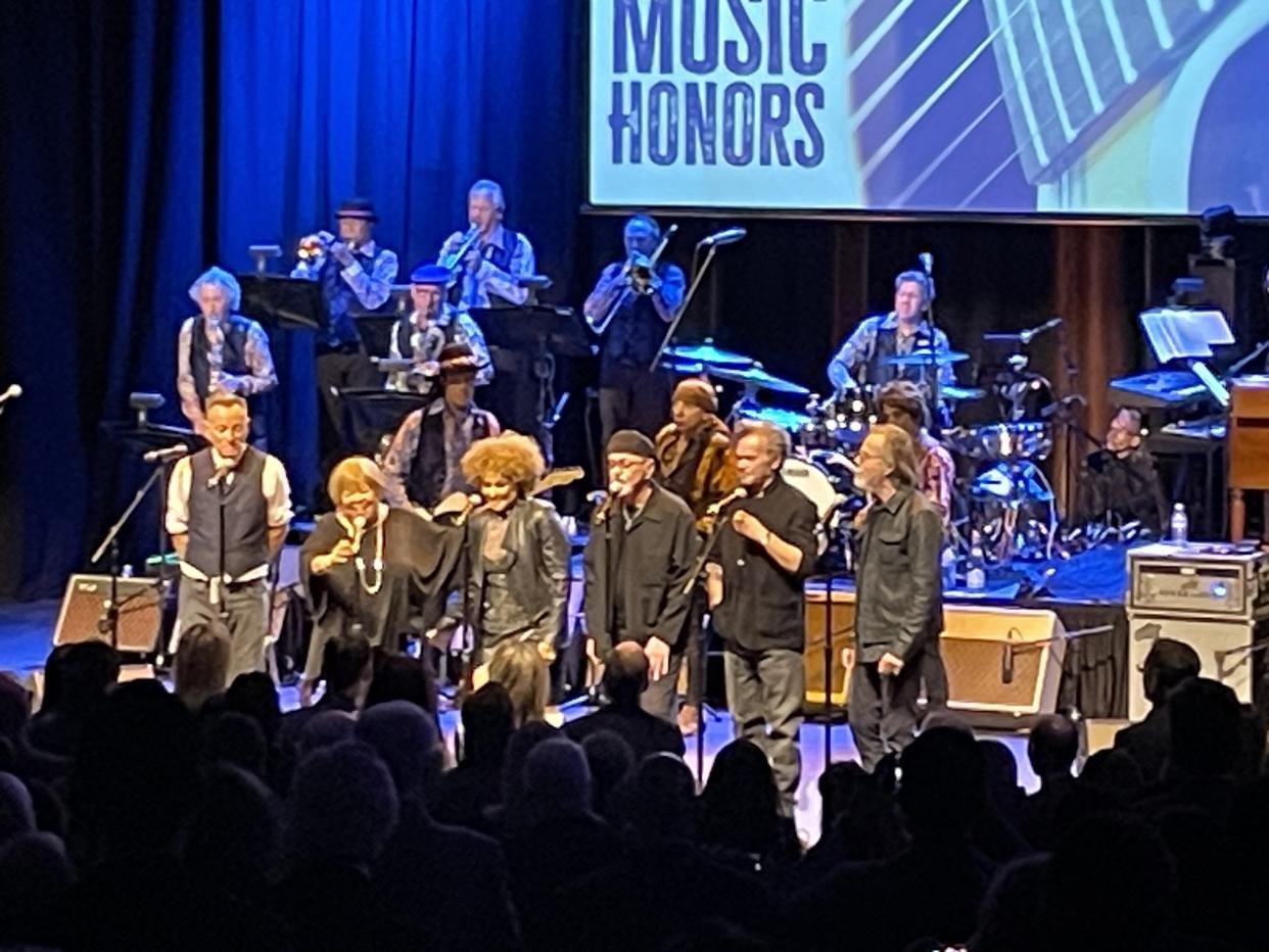 John Mellencamp, Jackson Browne, Mavis Staples and Dion DiMucci were bestowed American Music Honors on April 24 by the Bruce Springsteen Archives and Center for American Music at Monmouth University in the Pollak Theater in West Long Branch.