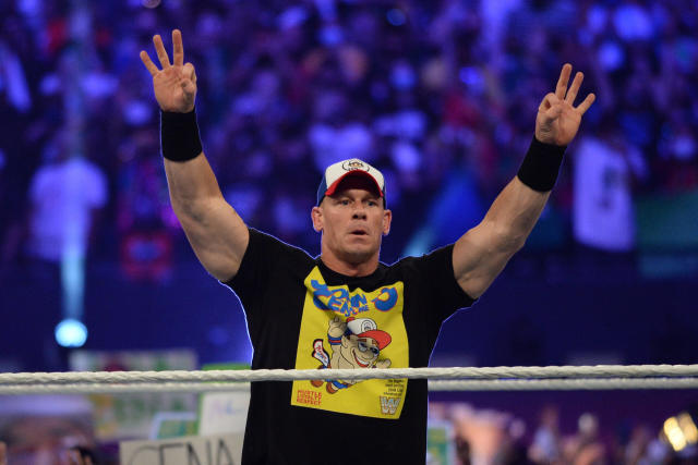 WWE Superstar John Cena wearing an Astros jersey : r/Astros