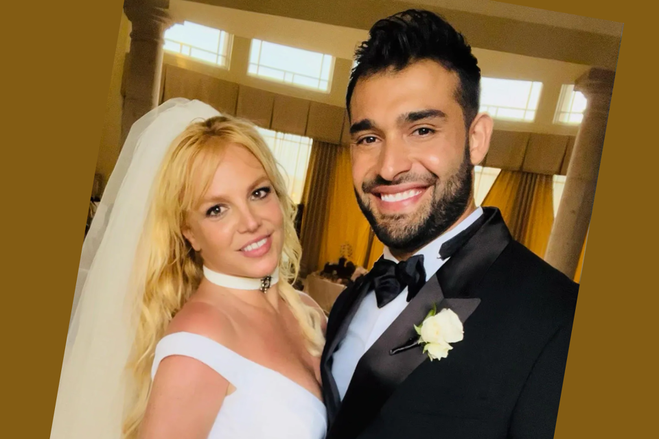 Britney Spears con  Sam Asghari  / Cortesía