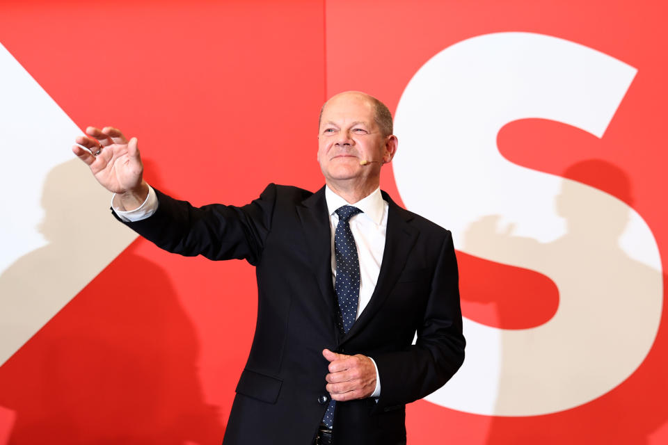 Olaf Scholz sieht einen klaren Auftrag zur Regierungsbildung für die SPD. (Bild: Getty Images)