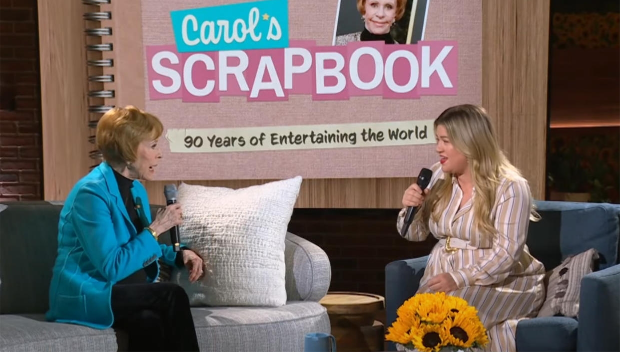 Carol Burnett on The Kelly Clarkson Show. (Weiss Eubanks / TODAY)