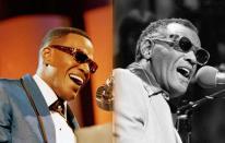 Jamie Foxx también se llevó un Oscar al mejor actor por su mimético trabajo como el músico ciego Ray Charles. Como dos gotas de agua.