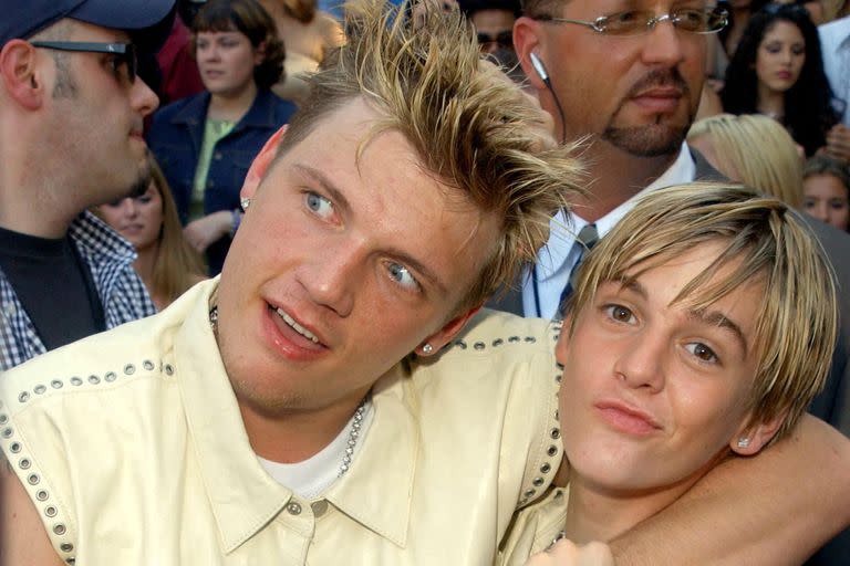 Los hermanos Aaron, fallecido en noviembre de 2022, y Nick Carter tuvieron una relación muy conflictiva