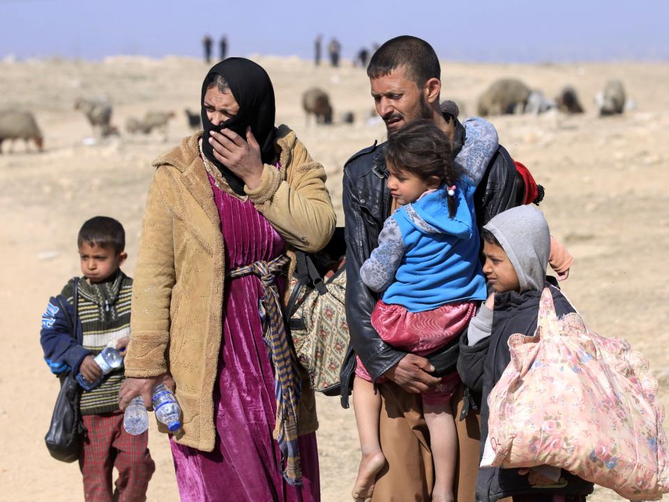 ISIS Iraq civilians refugees Mosul