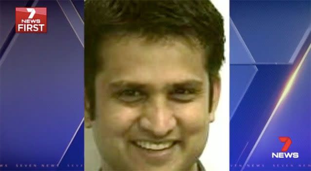 Shyam Acharya allegedly posed as Dr Sarang Chitale. Picture: 7 News