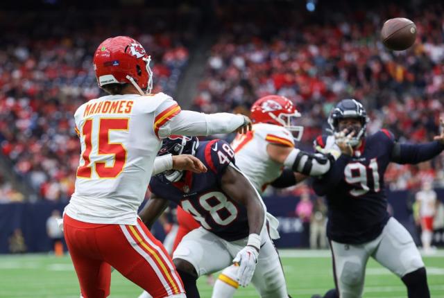 Kansas City Chiefs vs. Houston Texans betting odds for NFL Week 15