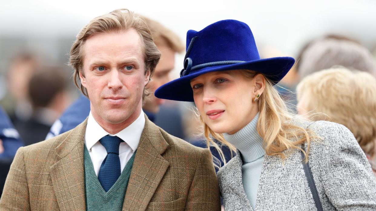 Thomas Kingston and Lady Gabriella Kingston at Cheltenham